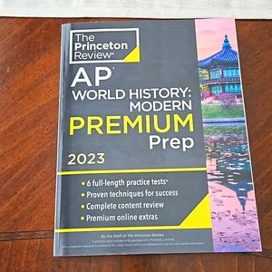 AP World History Test Prep book